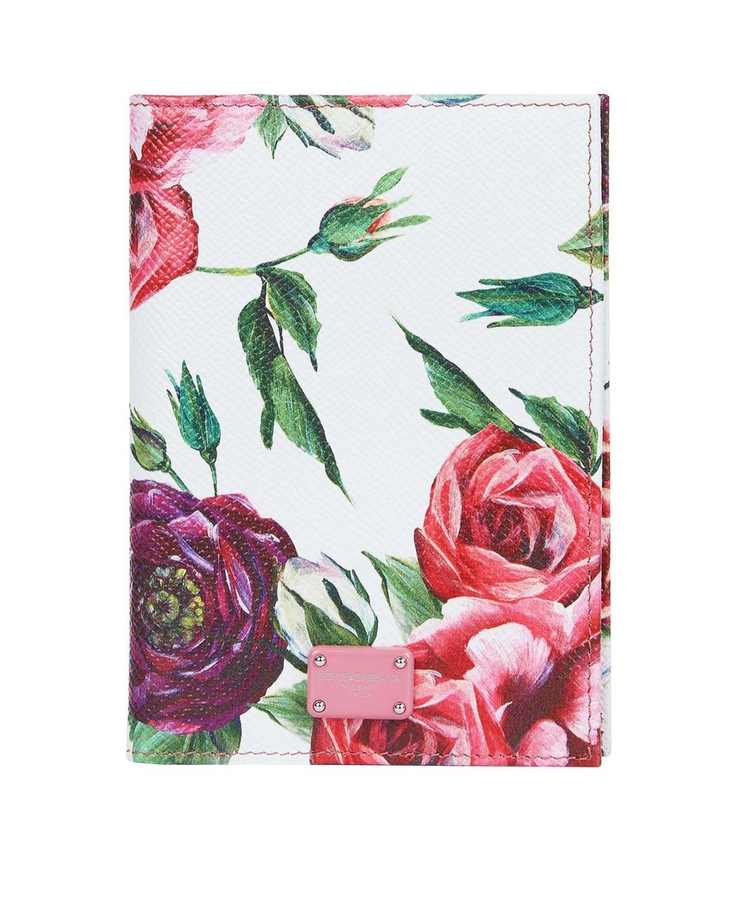 Pink With Flowers Passport ID Card Holder -  Norway