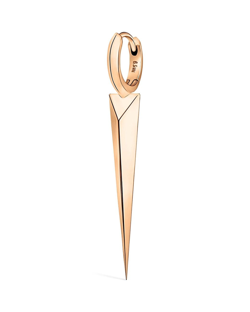 Maria Tash Metallic Faceted Grand Spike Hoop Earring