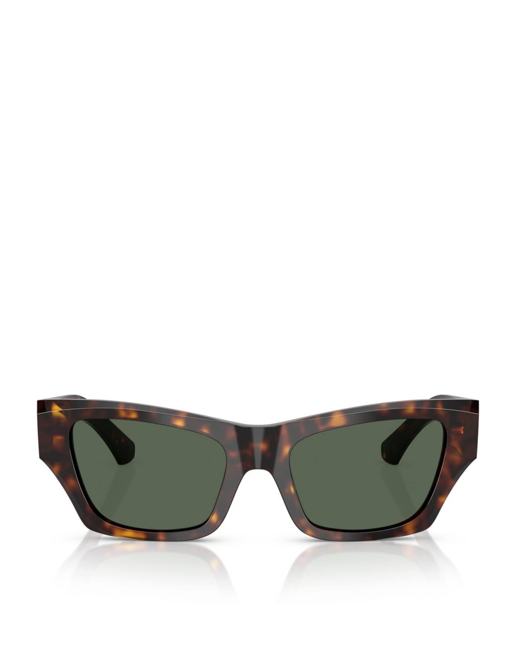 Burberry Green Acetate Square Sunglasses
