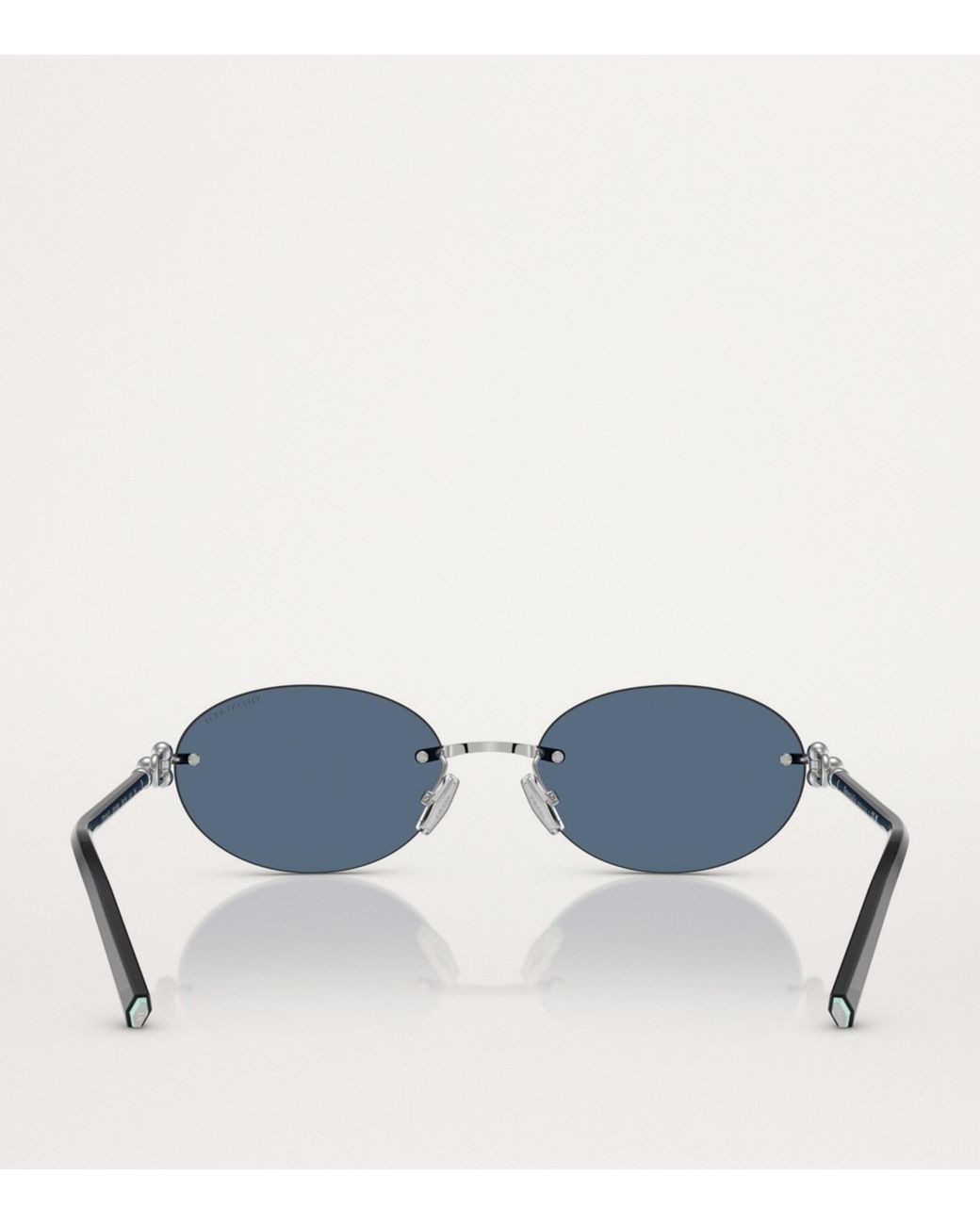 Tiffany & Co Blue Metal Sunglasses