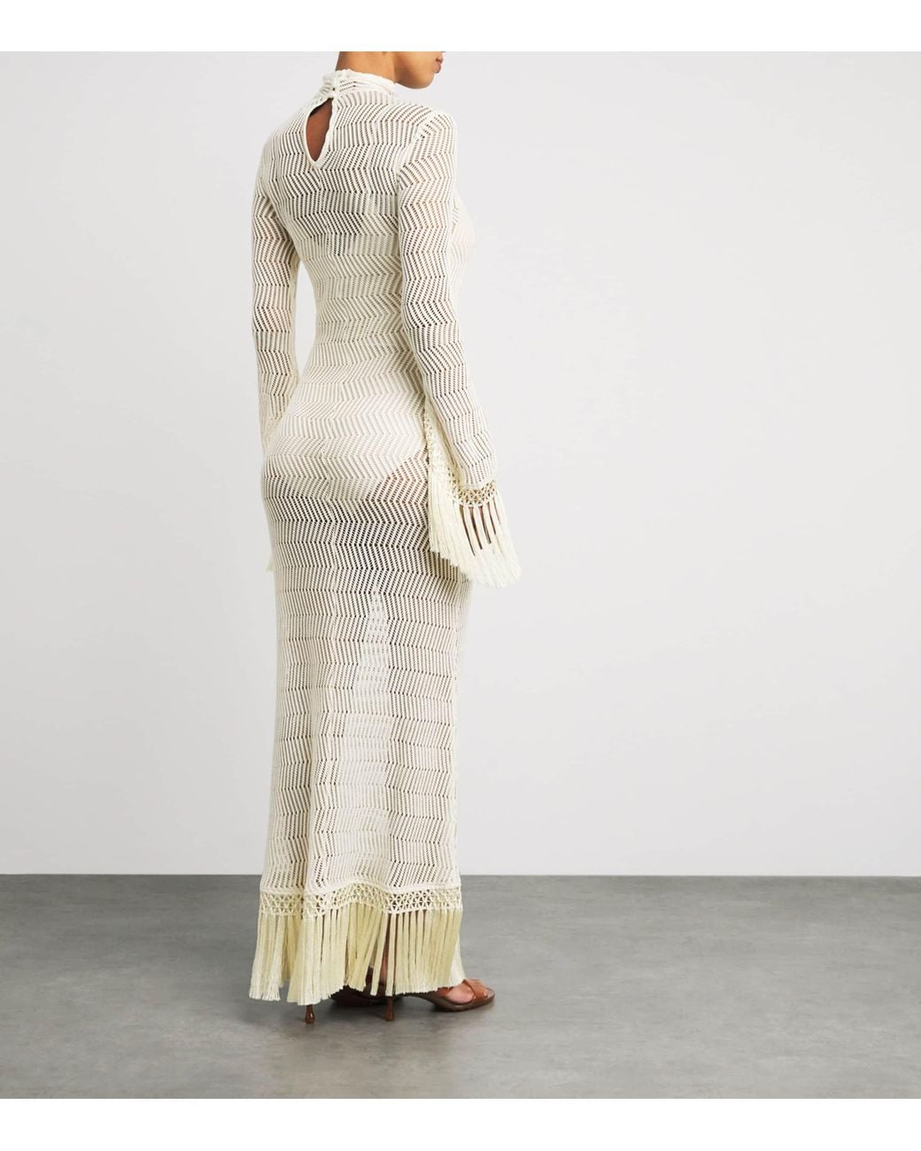 Taller Marmo White Cotton New Mexico Maxi Dress
