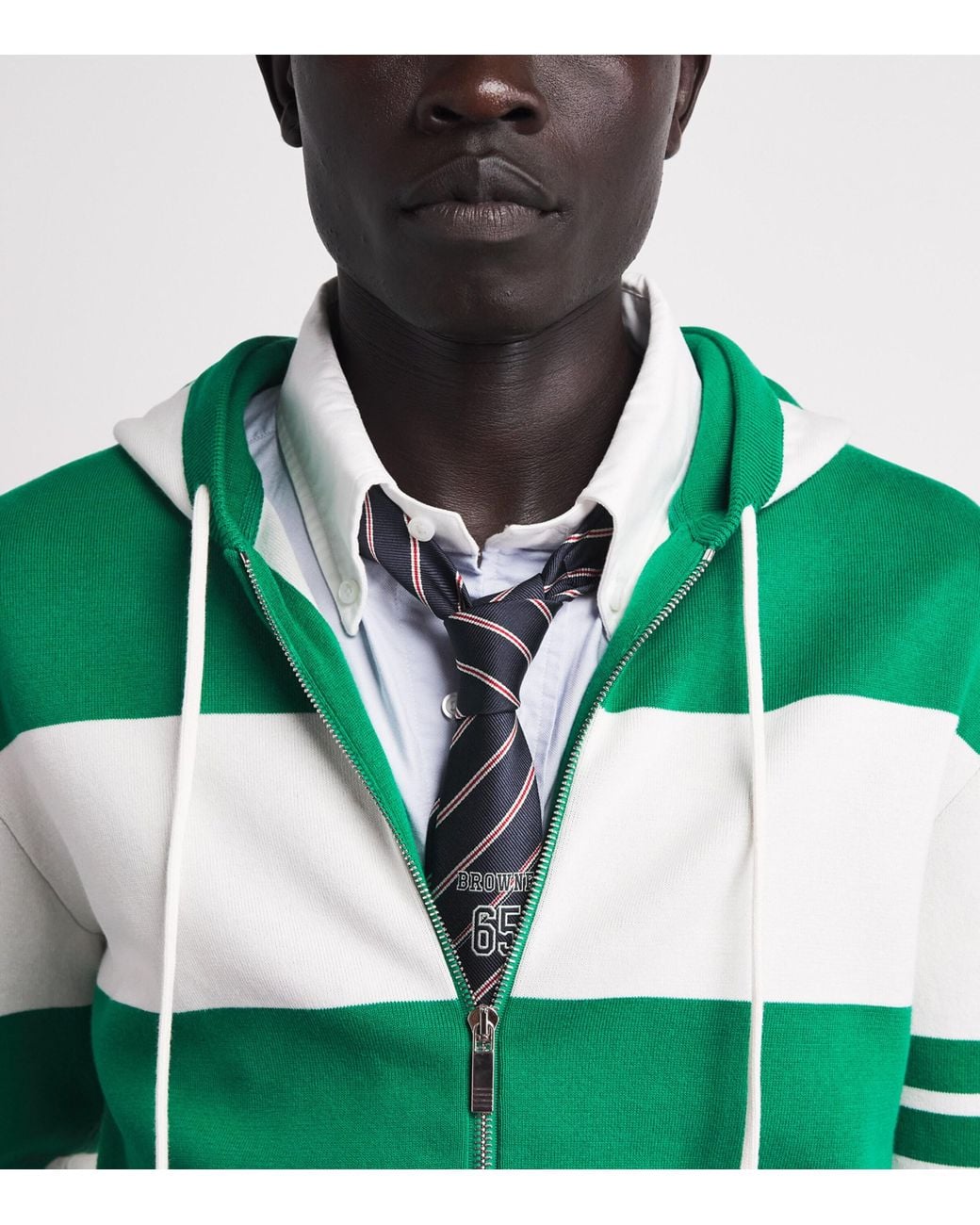 Thom Browne Blue Silk Browne 65 Tie for men