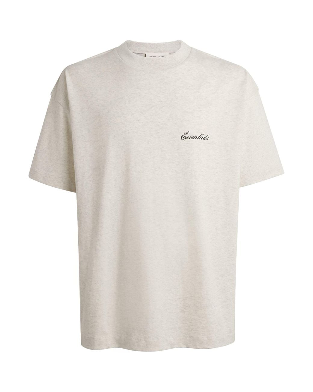 Fear Of God White Logo Script T-Shirt for men