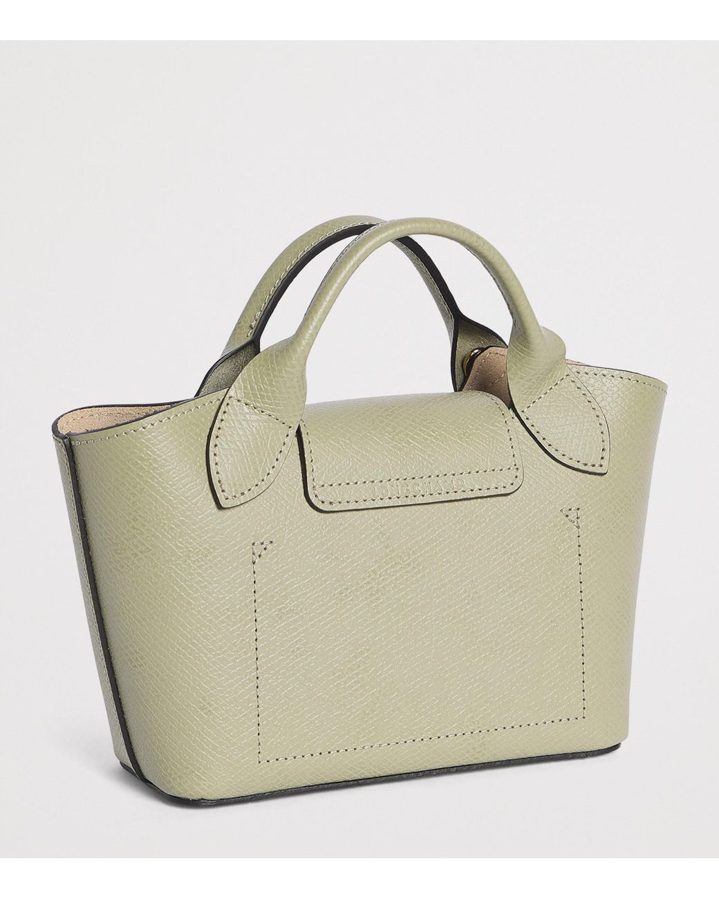 Longchamp Metallic Extra-Small Leather Épure Tote Bag