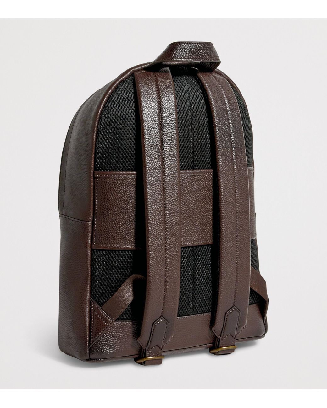 Polo Ralph Lauren Brown Leather Logo Backpack for men