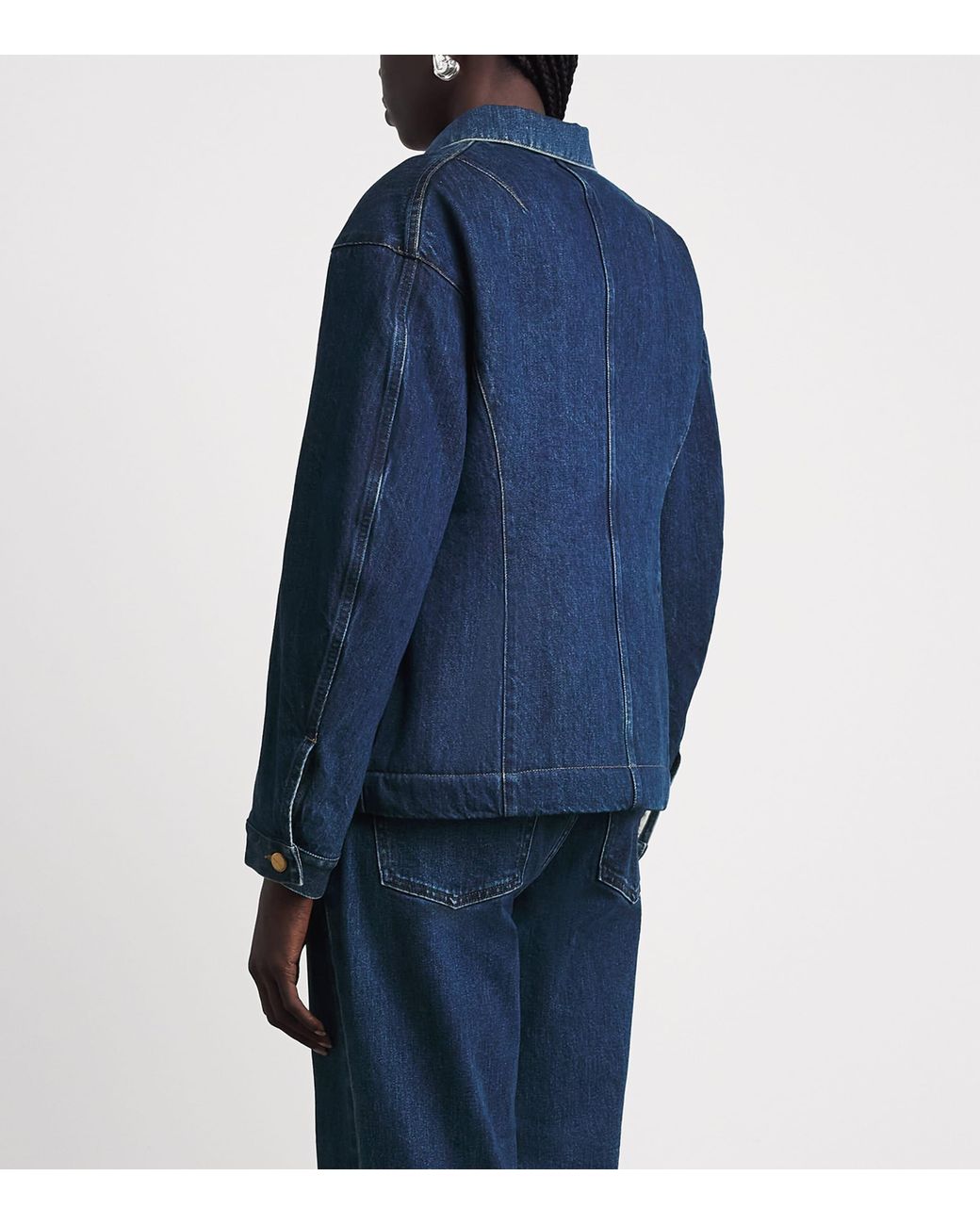 Jil Sander Blue Padded Denim Jacket