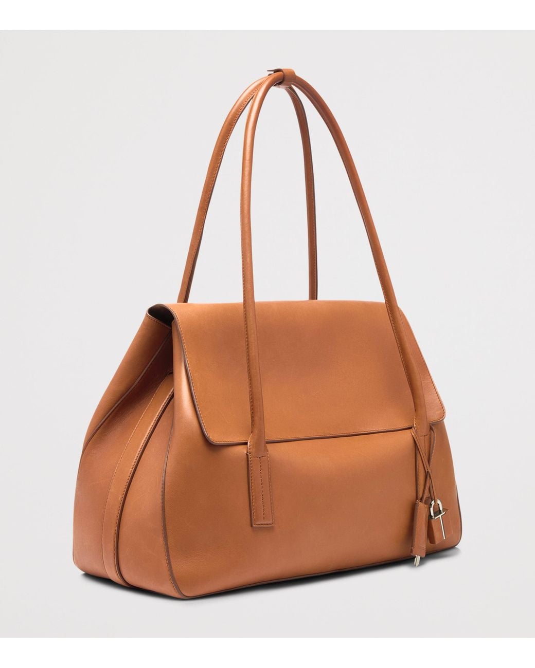 Tom Ford Brown Large Leather Eclipse Shoulder Bag