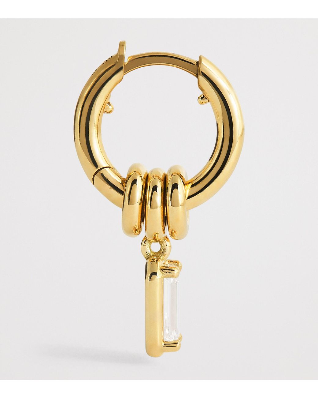 Spinelli Kilcollin Metallic And Diamond Zahra Hoop Earrings