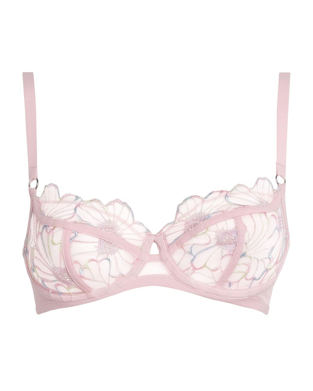 Chantelle Pink Lush Half Cup Balcony Bra