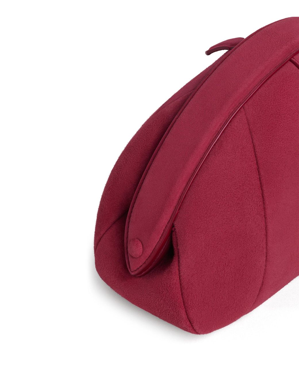 Alaïa Red Small Suede Purse Clutch Bag