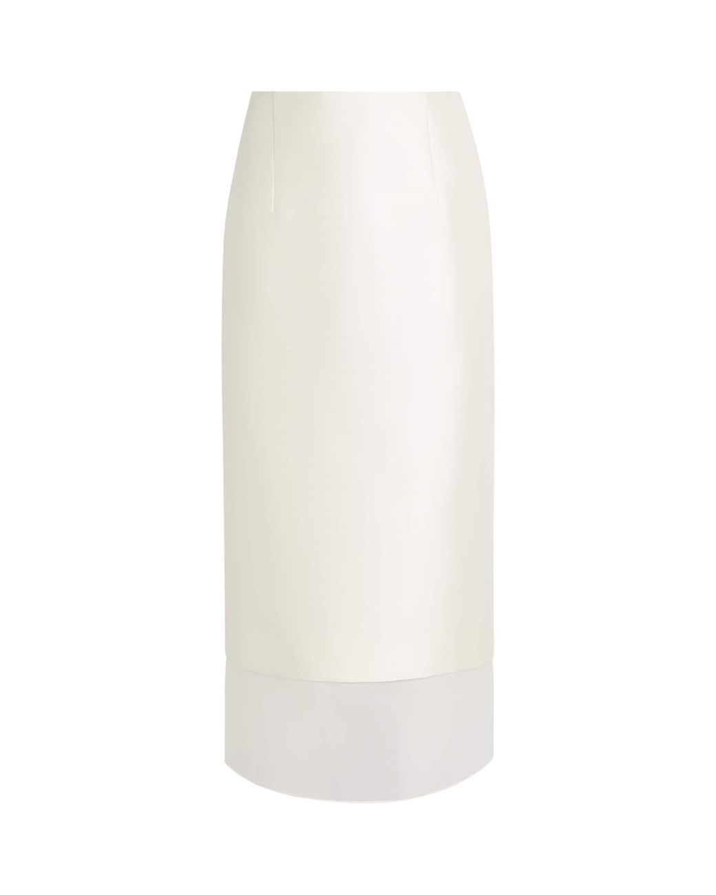 Voranida White Aeron Midi Skirt