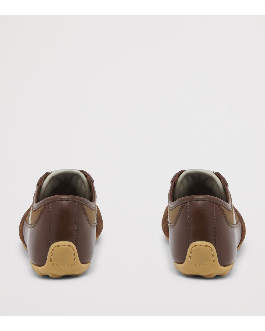 McQueen Brown Suede Boxe Sneakers