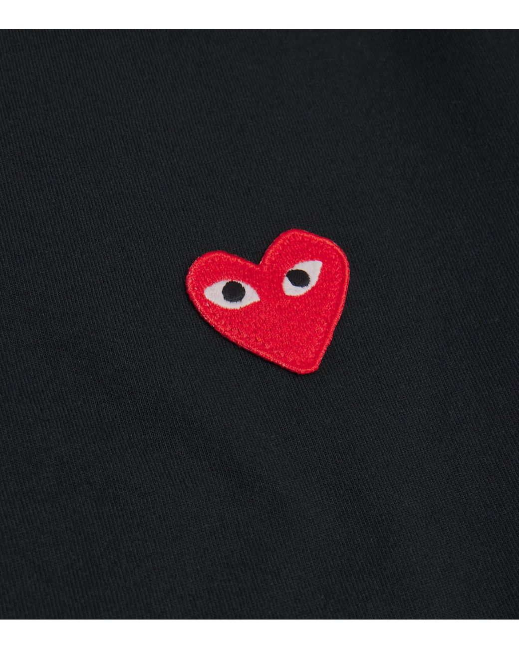 COMME DES GARÇONS PLAY Black Heart Logo T-Shirt for men