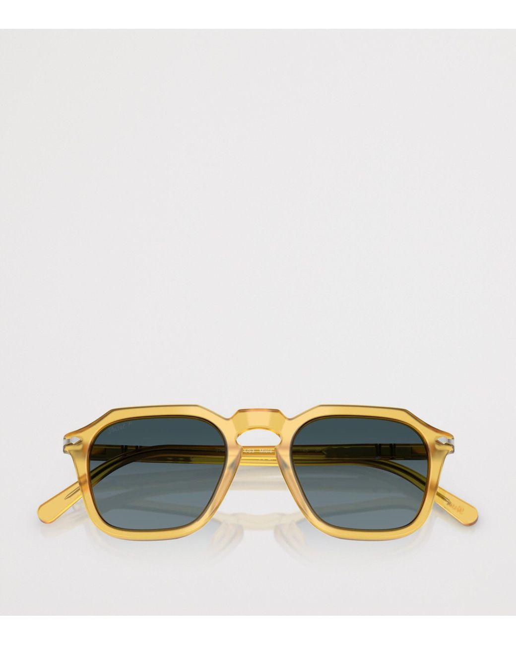 Persol Blue Acetate Square Sunglasses