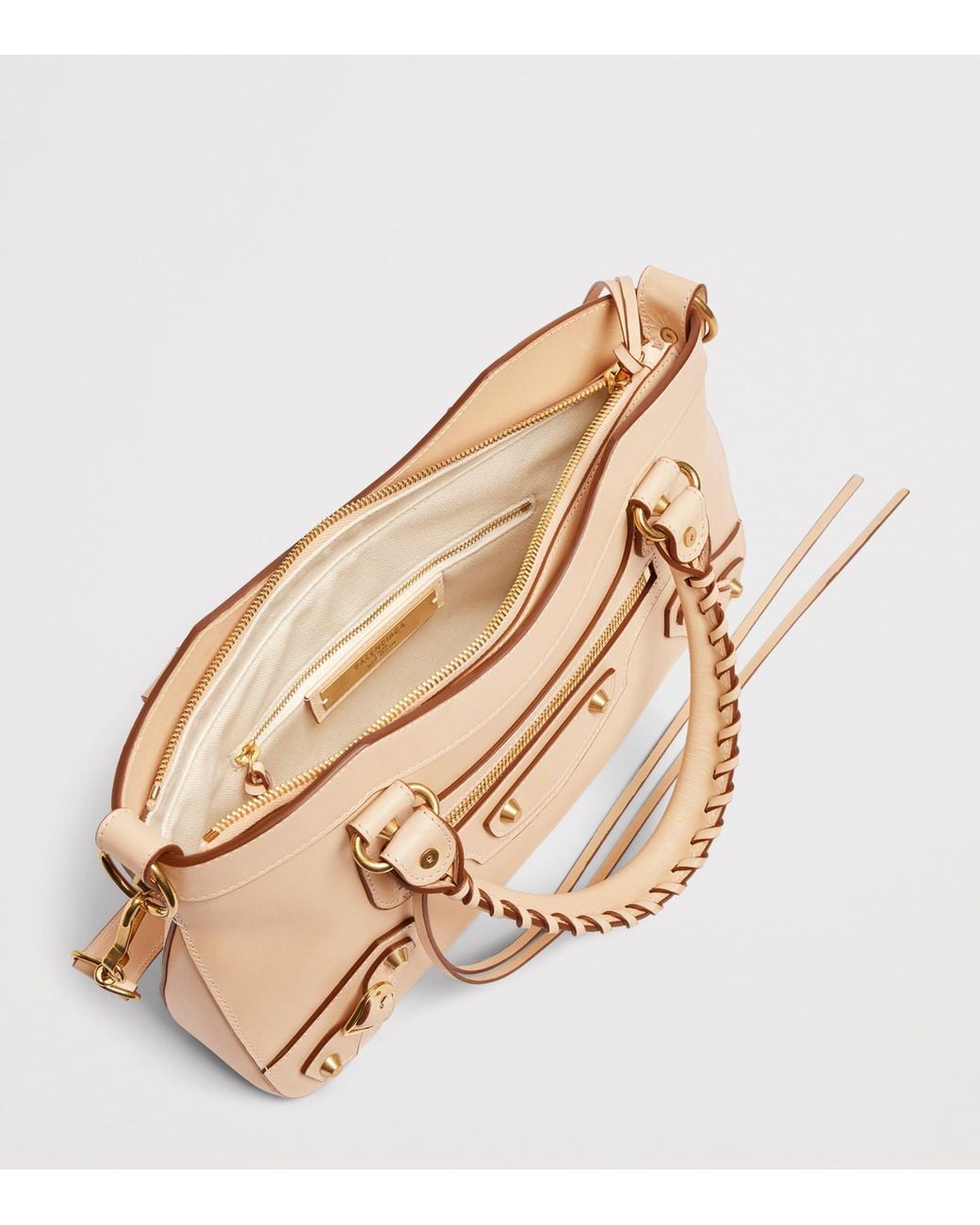 Balenciaga Natural Calfskin Le City First Top-Handle Bag