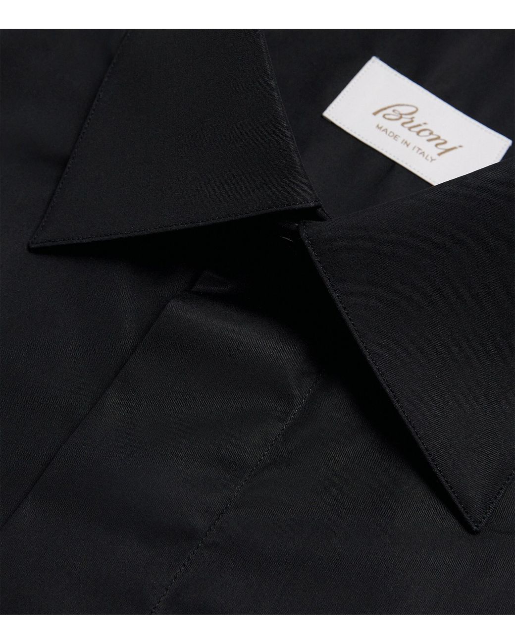 Brioni Black Cotton Shirt for men