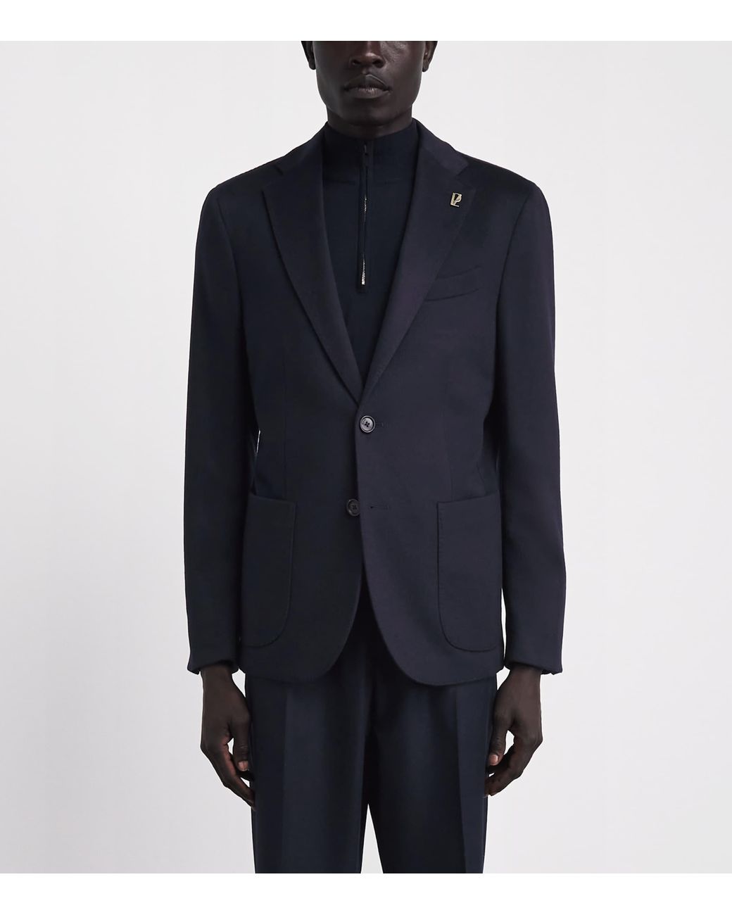 Pal Zileri Blue Cashmere Brera Blazer for men