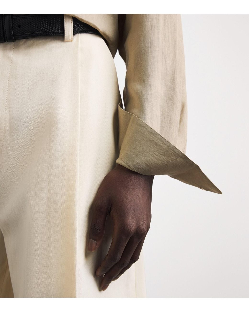 Studio Nicholson Natural Linen Rafe Shirt for men