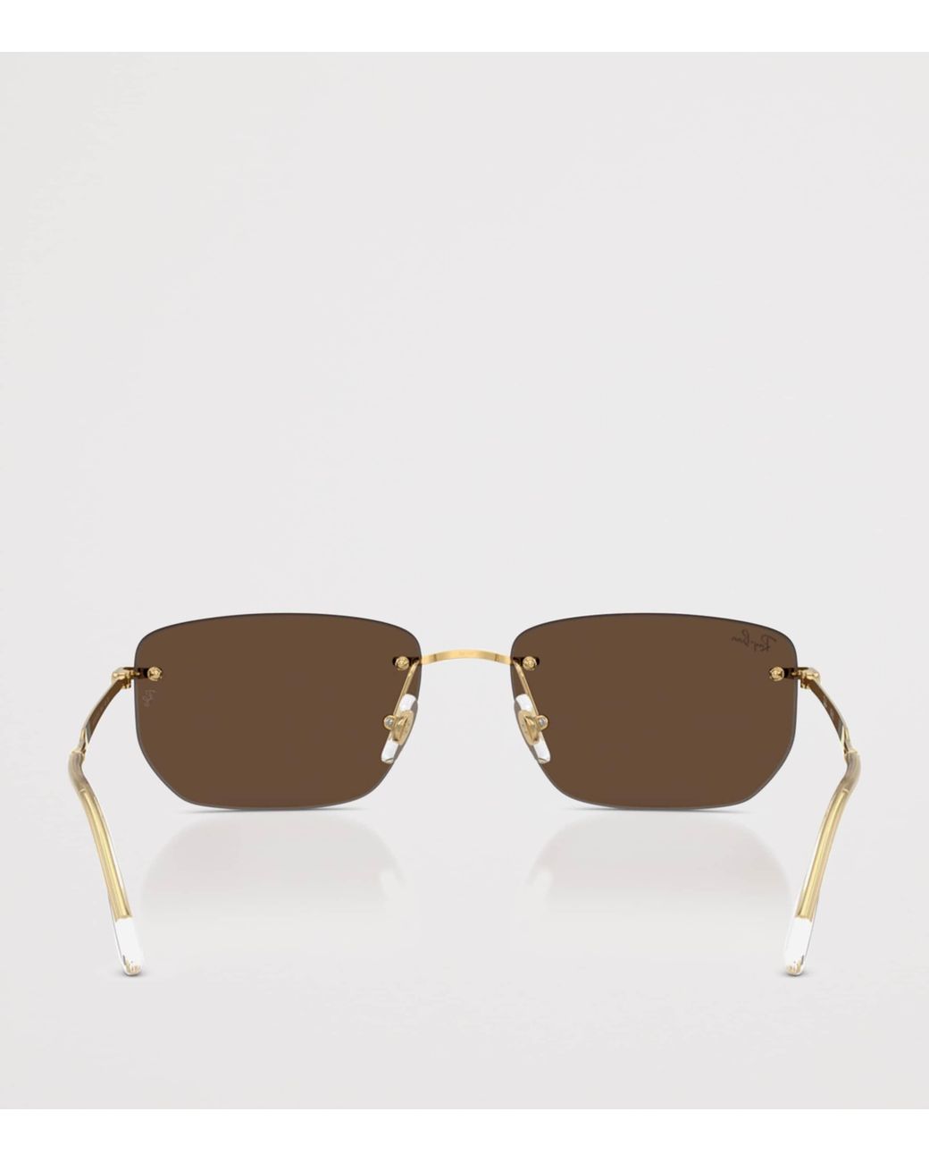 Ray-Ban Brown Rb3768 Metal Irregular Sunglasses