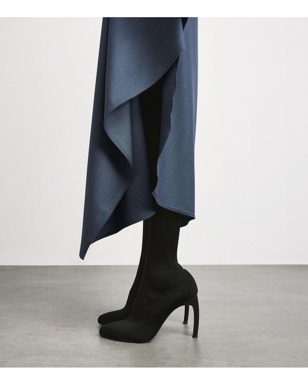 Victoria Beckham Black Harlow Stretch Boots 100
