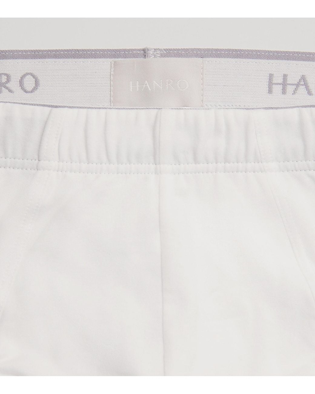 Hanro White Cotton Superior Briefs for men