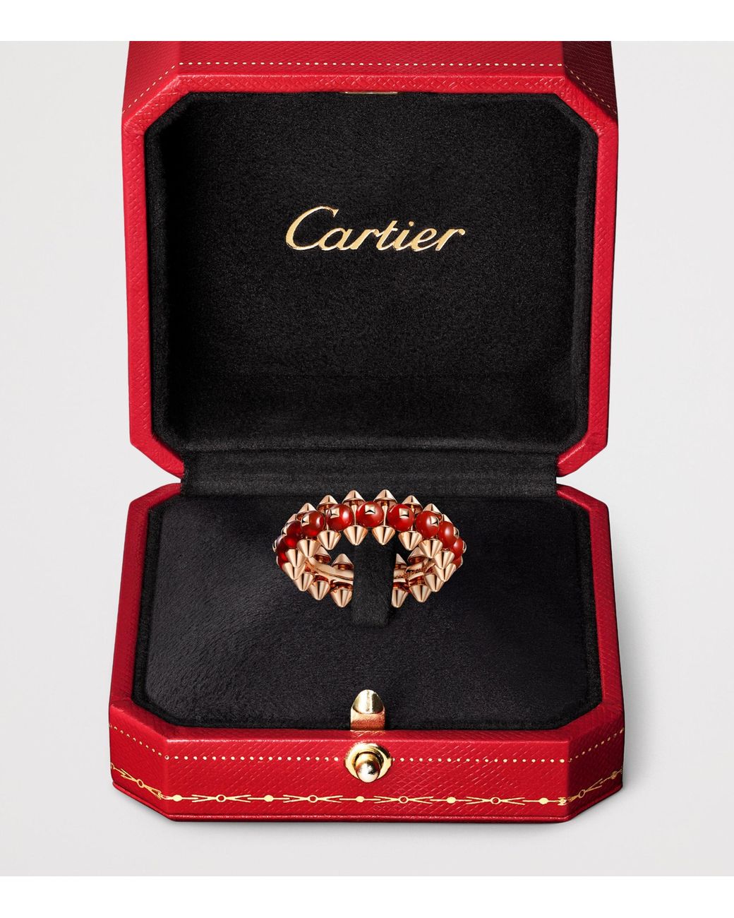 Cartier Red And Agate Clash De Ring