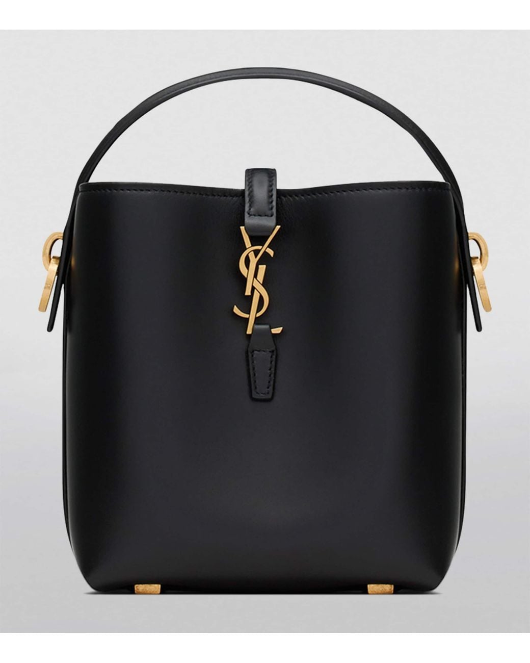 Saint Laurent White Mini Le 37 Bucket Bag
