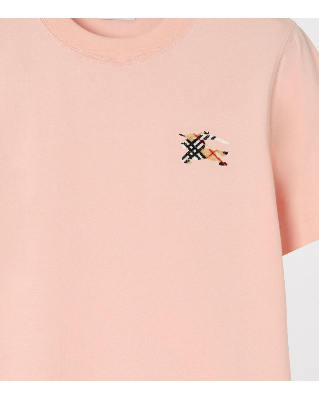 Burberry Pink Cotton Ekd T-Shirt