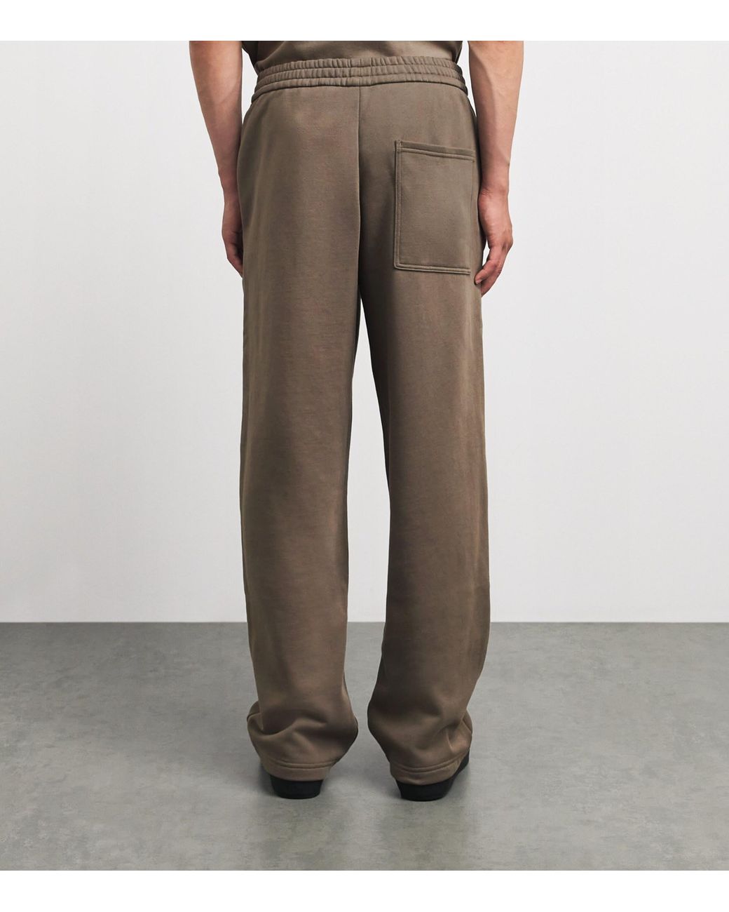 Moose Knuckles Brown Logo Yul Sweatpants for men