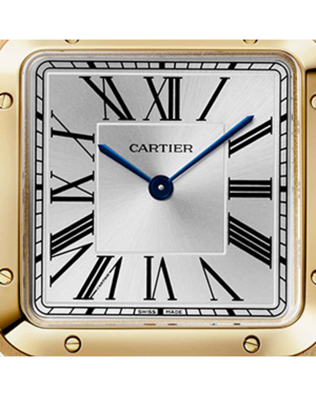 Cartier Metallic Large Santos-Dumont Watch