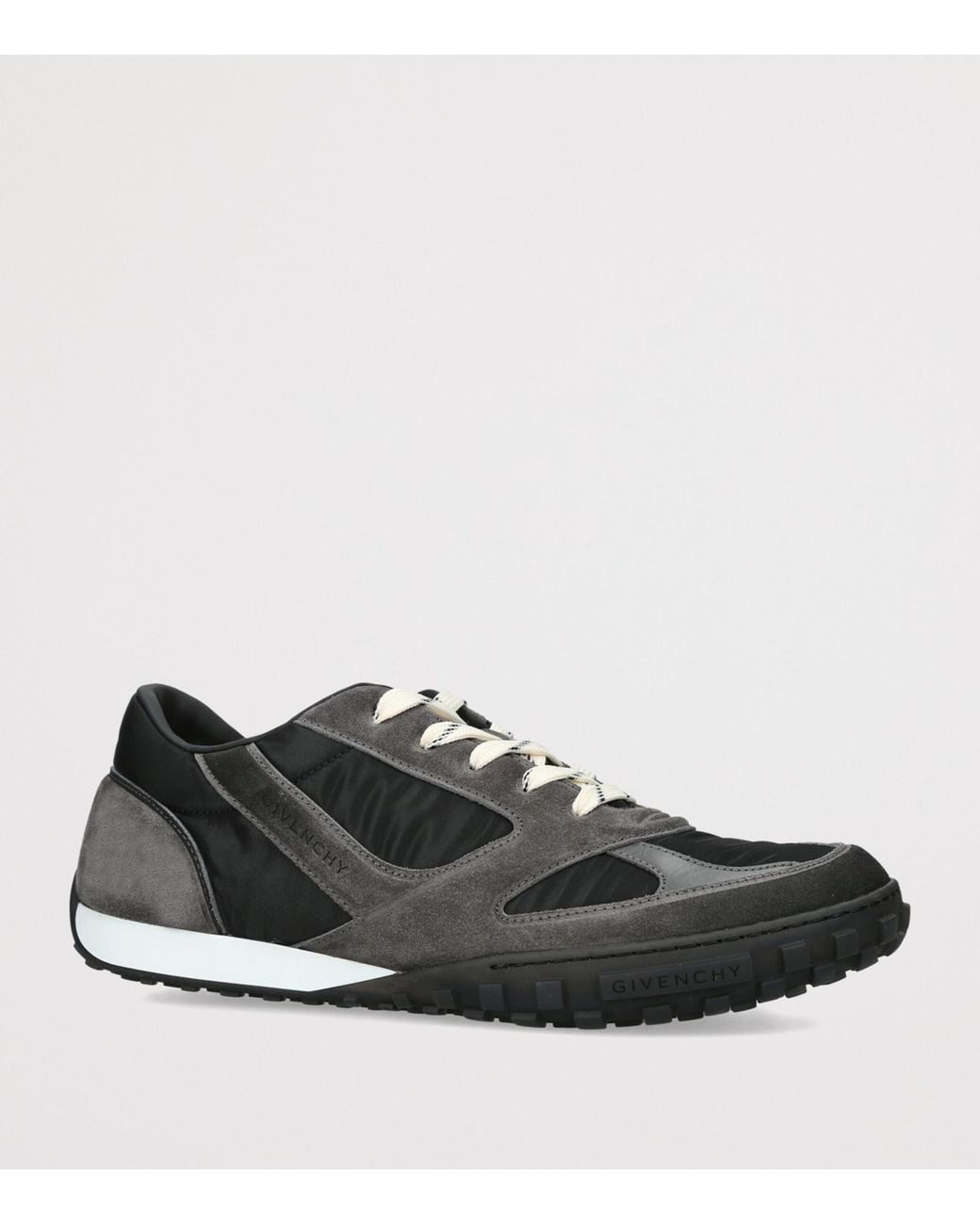 Givenchy Black Suede Glide Sneakers for men