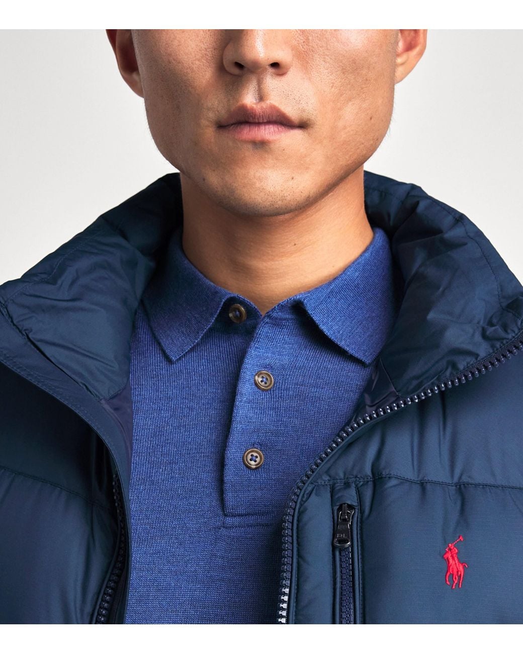 Polo Ralph Lauren Blue Gorham Down Gilet for men