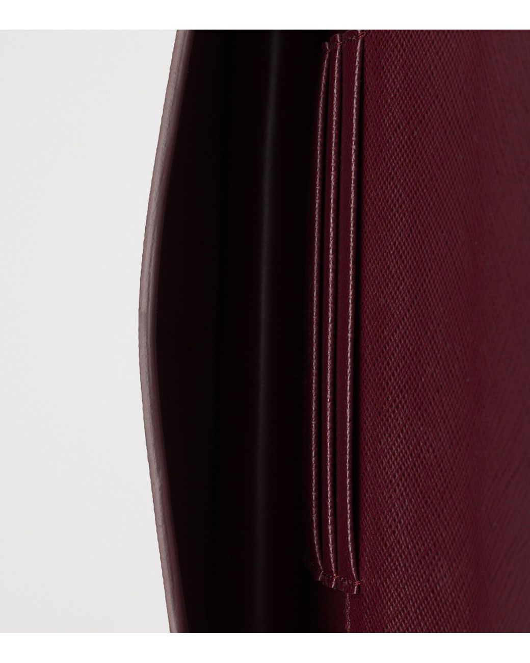 Prada Purple Mini Saffiano Leather Clutch Bag