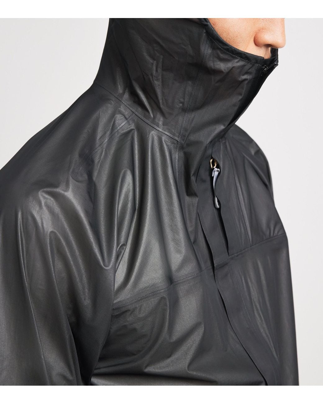 houdini Gray Waterproof The Hooded Jacket for men