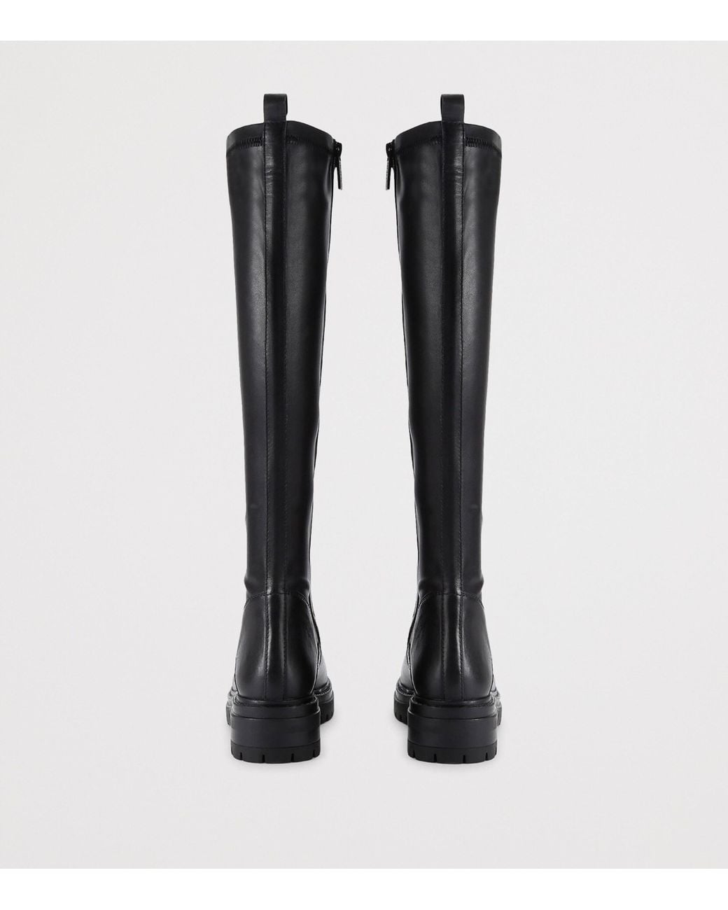 Kurt Geiger Black Leather Soar Eagle Knee-High Boots