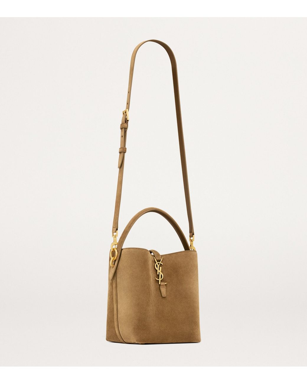 Saint Laurent Natural Small Le 37 Bucket Bag