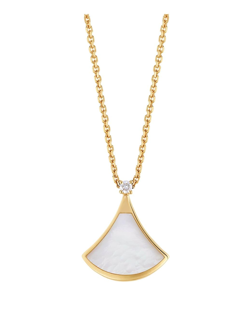 BVLGARI Metallic Diamond And Mother-Of-Pearl Divas' Dream Necklace