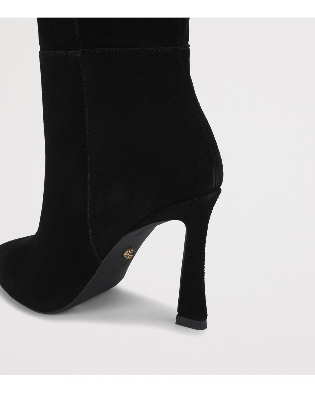 Kurt Geiger Black Suede Annabel Knee-High Boots