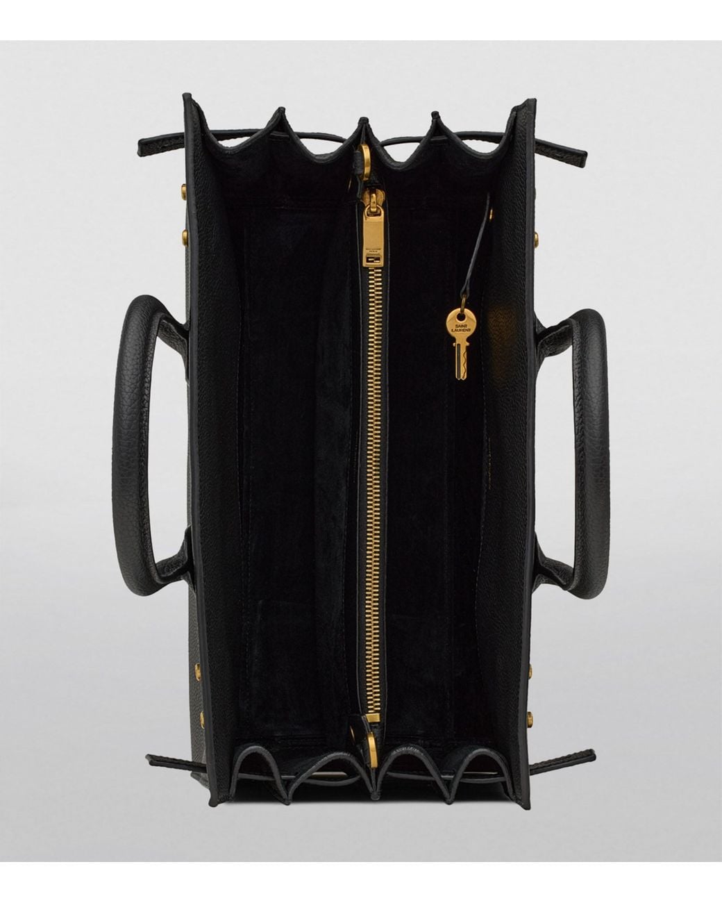 Saint Laurent Black Small Sac De Jour Tote Bag