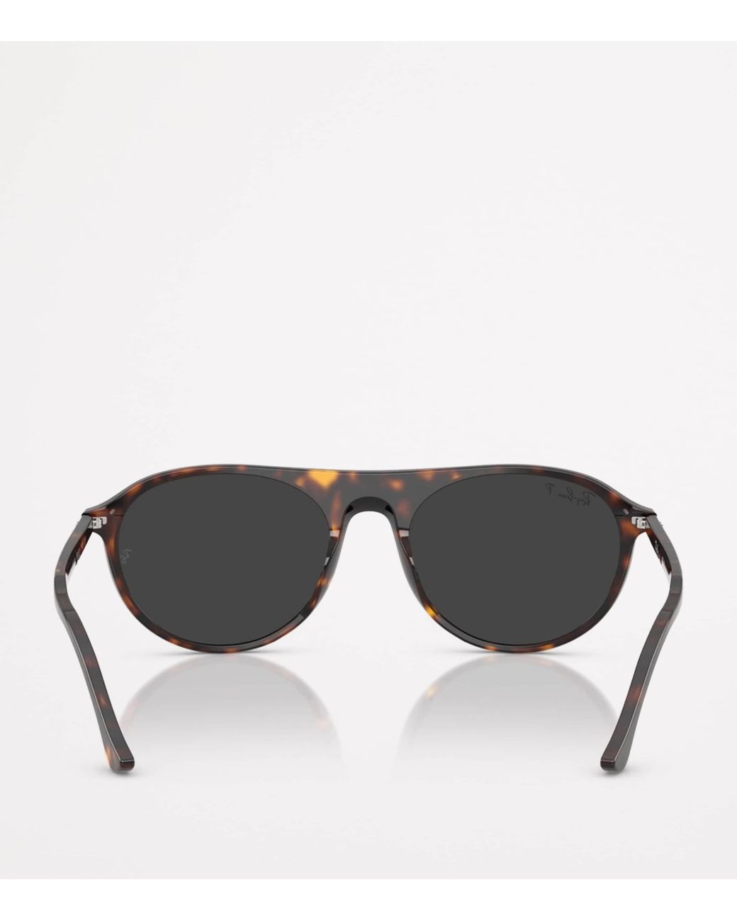 Ray-Ban Black Rb2215 Rounded Square Sunglasses