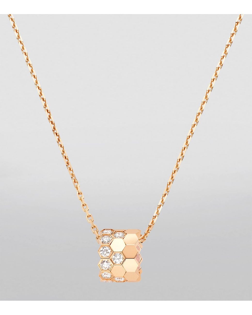 Chaumet Metallic Medium And Diamond Bee De Necklace