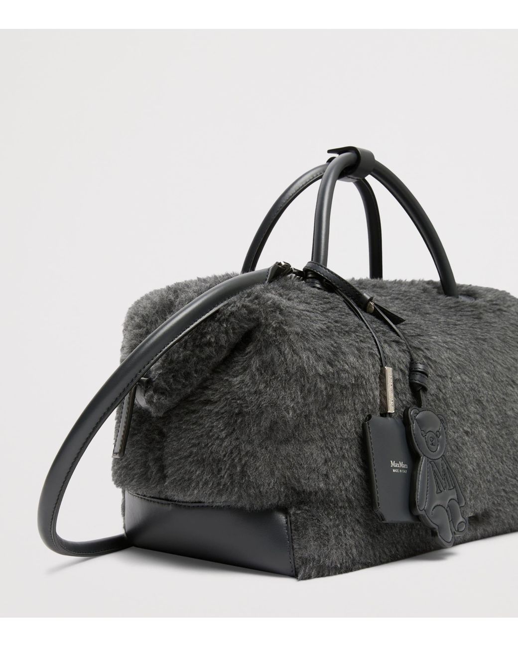 Max Mara Black Teddy Top-Handle Bag