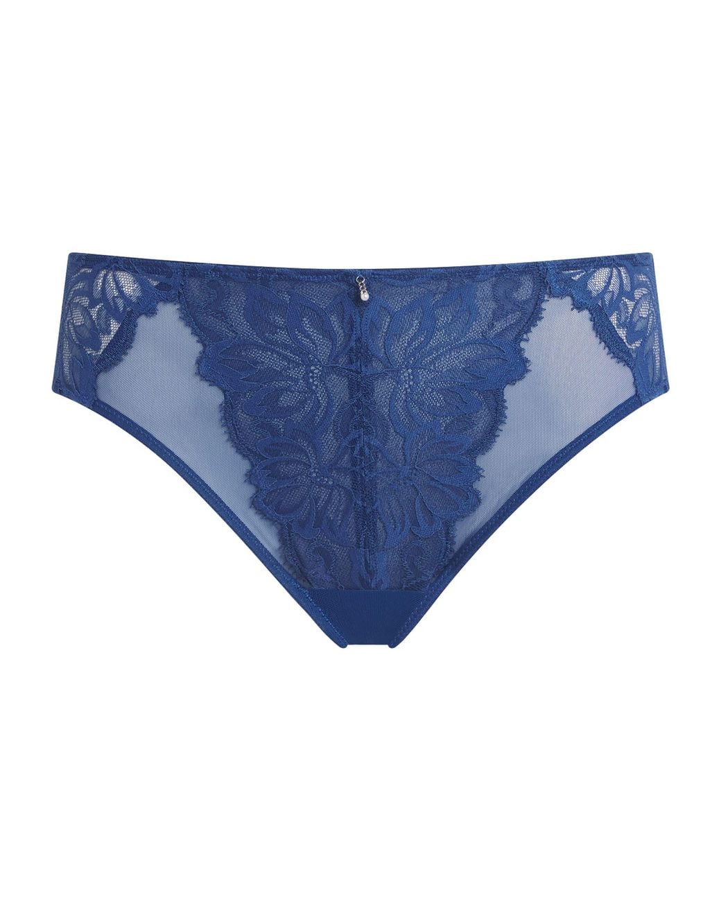 Wacoal Blue Lace-Trim Abéllia Briefs