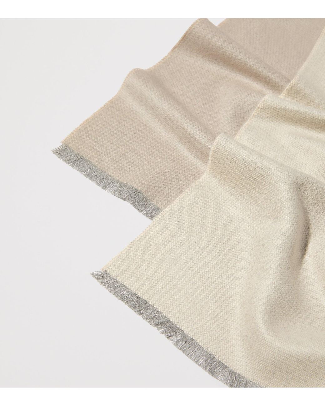 MAX&Co. Natural Reversible Colour Block Scarf