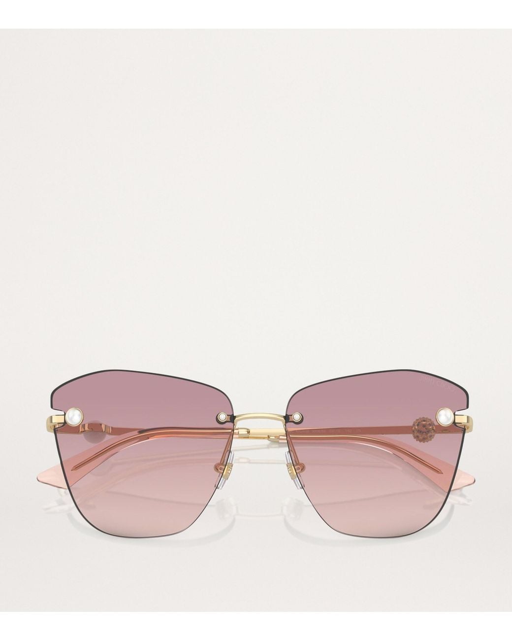 Jimmy Choo Pink Metal Jc4004Hb Sunglasses