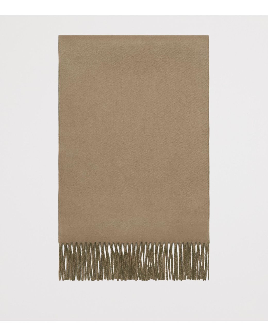 Burberry Green Cashmere Ekd Stamp Scarf
