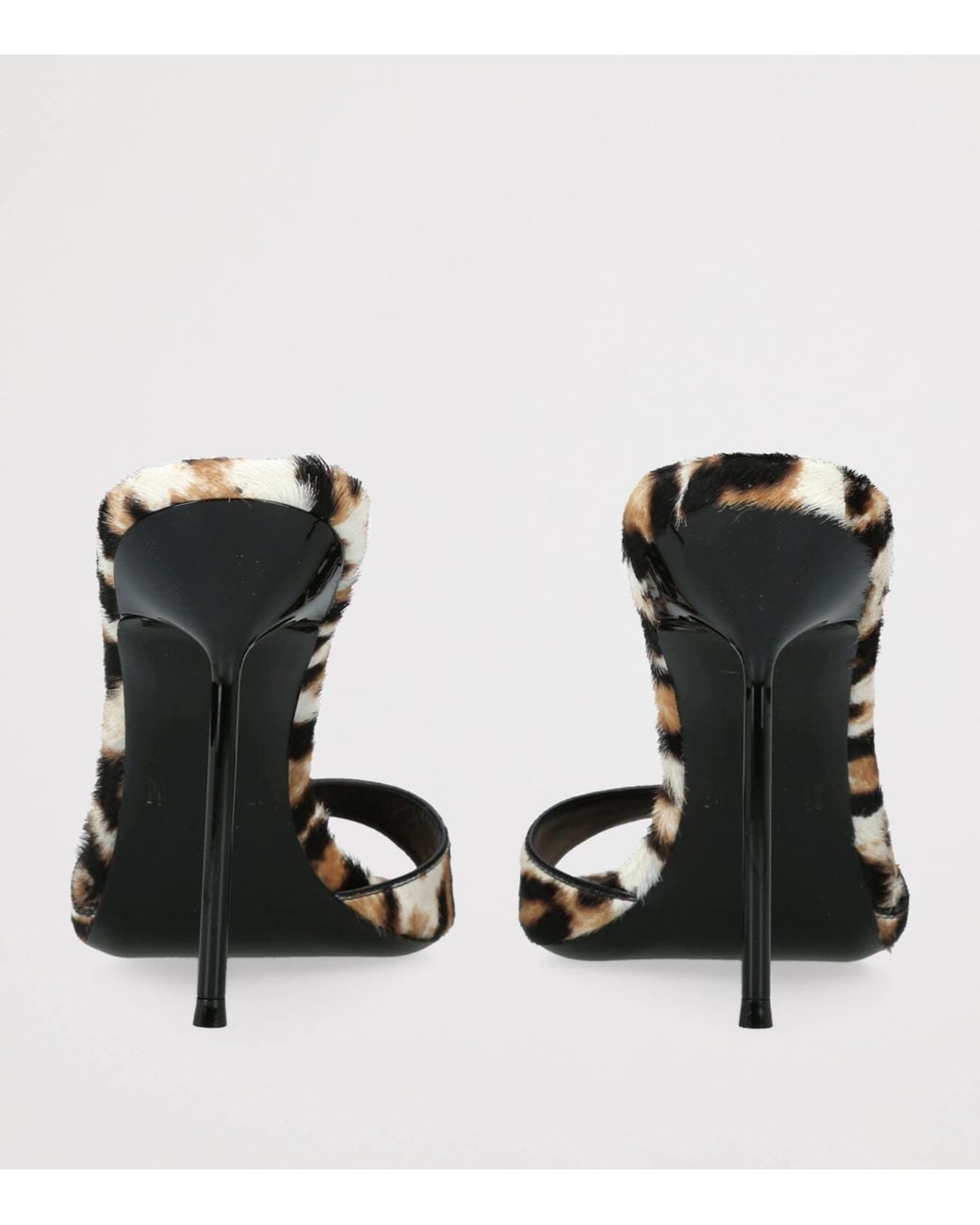 Paris Texas Metallic Pony Hair Lidia Mules 105