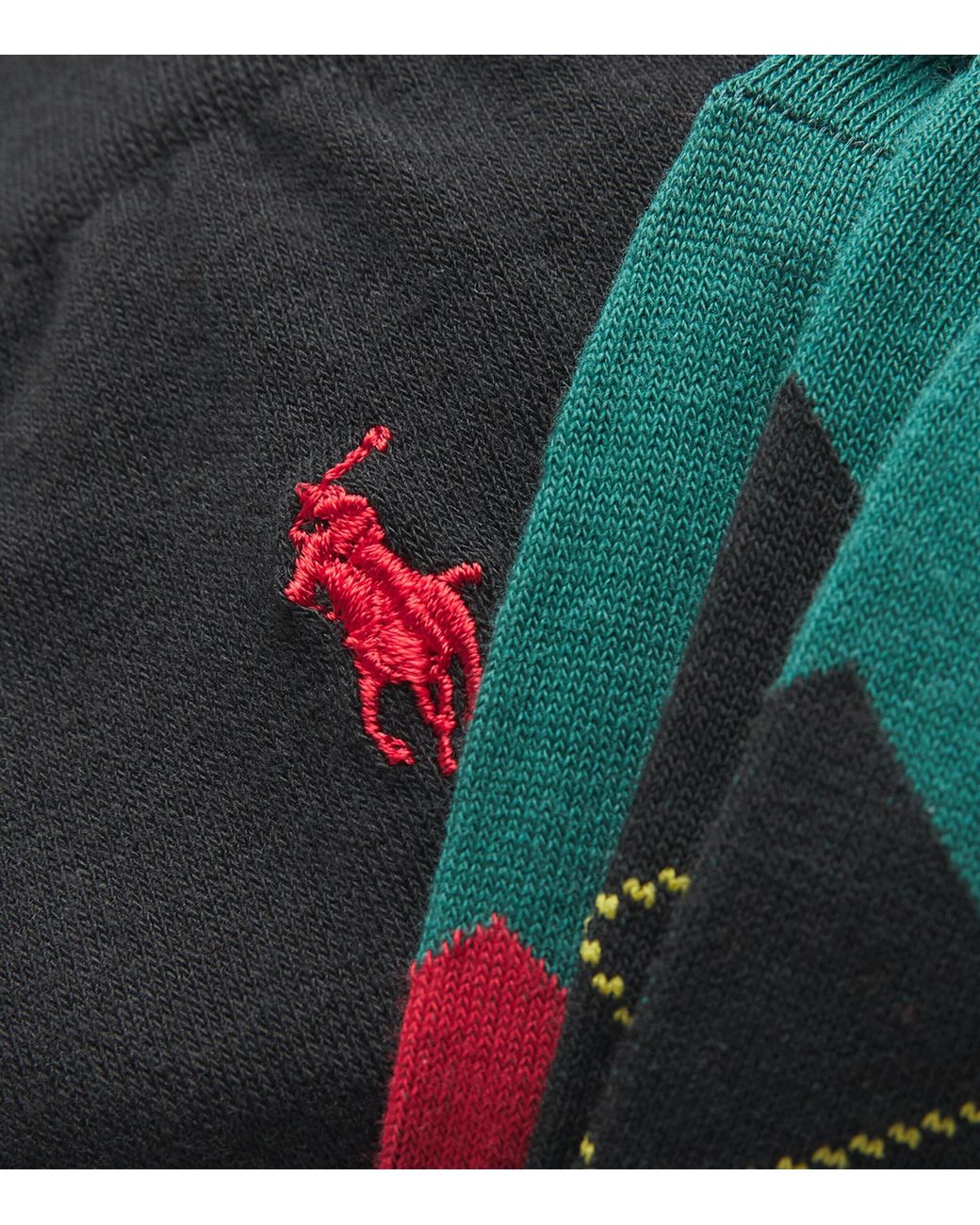 Polo Ralph Lauren Green Argyle Crew Socks for men