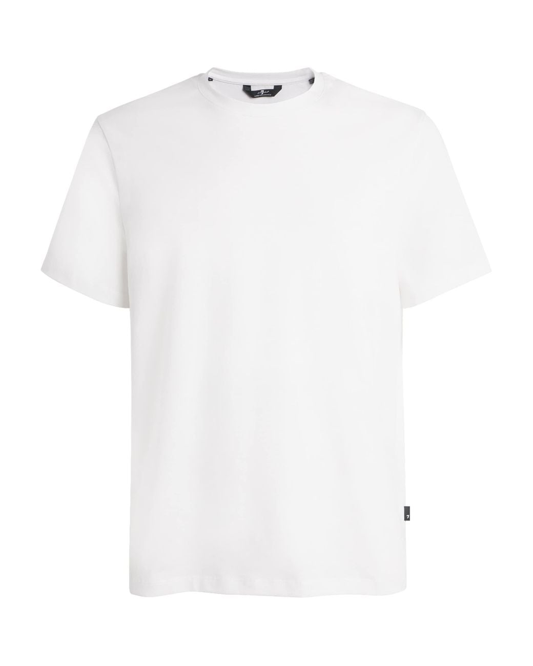 7 For All Mankind White Luxe Performance T-Shirt for men