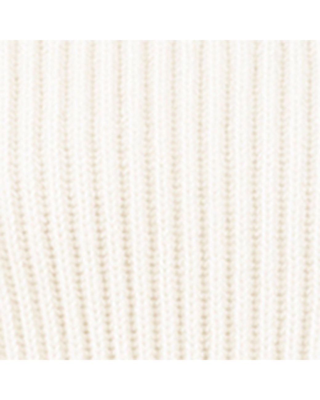 Alaïa White Wool-Blend Pocket Sweater